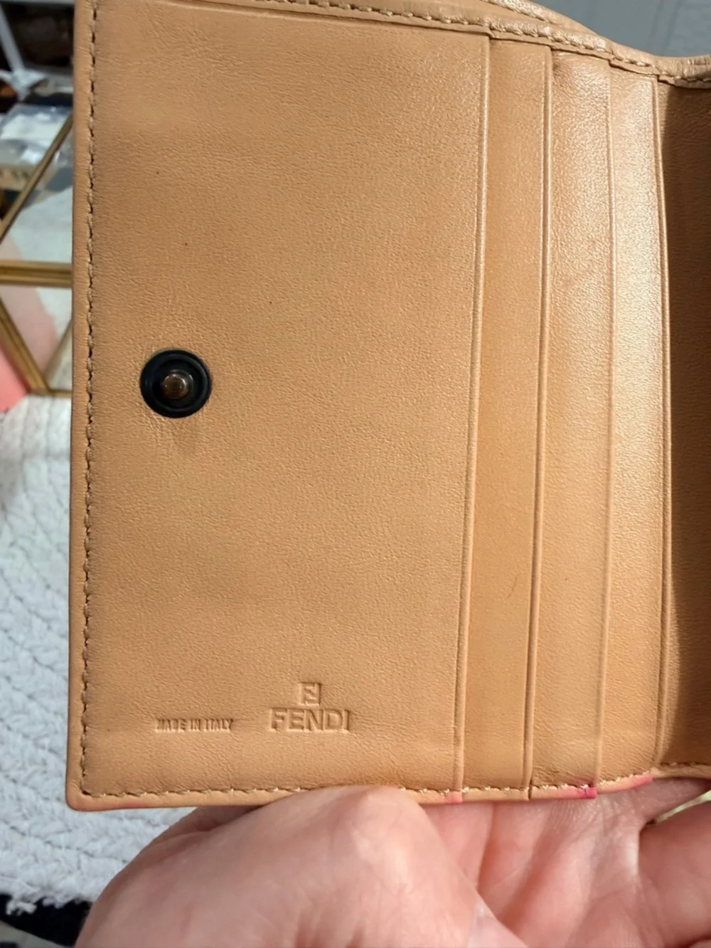 Fendi  Brown Monogram FF Canvas Bifold Wallet ⭐️